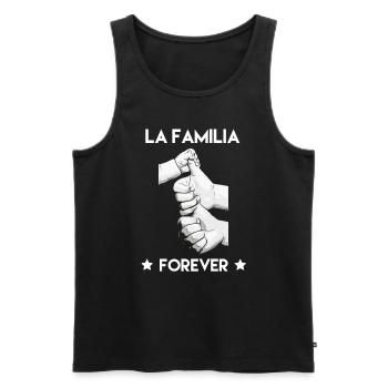 La Familia Geschenkidee Geburtstag Lustig - Männer Premium Bio Tank Top - Schwarz - Vorne - Michal (187cm)