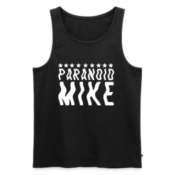 Paranoid Psycho Box Geschenkidee Geburtstag - Männer Premium Bio Tank Top - Schwarz - Vorne - AI Model Male 178 light (178cm)