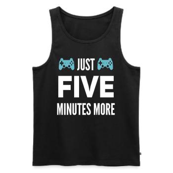 Gamer Gaming Gift - Men's Premium Organic Tank Top - black - Front - Michal (187cm)