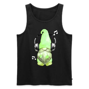 Nan nain Amour est Cool musique t-shirt - Débardeur bio Premium Homme - noir - Devant - Michal (187cm)