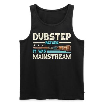 Didgeridoo Dubstep Before It Was Mainstream - Männer Premium Bio Tank Top - Schwarz - Vorne - AI Model Male 178 light (178cm)
