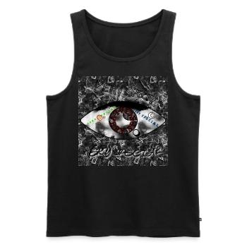 Very special (Sehr Speziell) - Abbild - 2023 - Männer Premium Bio Tank Top - Schwarz - Vorne - AI Model Male 178 light (178cm)