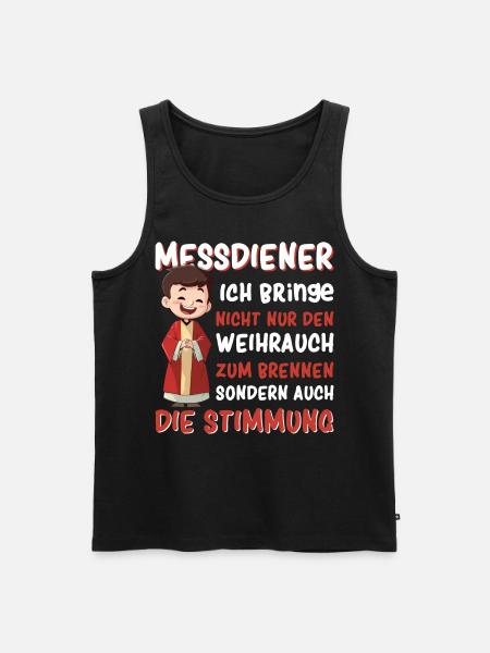 Messdiener Ministrant - Männer Premium Bio Tank Top - Schwarz