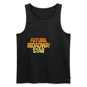 Future Broadway Star - Männer Premium Bio Tank Top - Schwarz - Vorne - Michal (187cm)