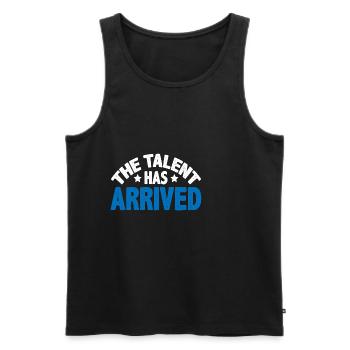 The Talent Has Arrived 5 - Männer Premium Bio Tank Top - Schwarz - Vorne - Michal (187cm)