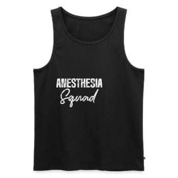 Anesthesia Squad 3 - Männer Premium Bio Tank Top - Schwarz - Vorne - AI Model Male 178 light (178cm)
