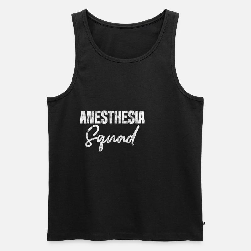 Anesthesia Squad 3 - Men's Premium Organic Tank Top - black