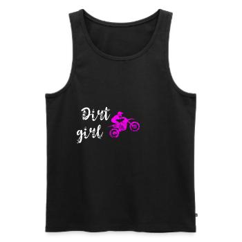 Motocross Bike Offroad Motorcycle Biker - Männer Premium Bio Tank Top - Schwarz - Vorne - Michal (187cm)