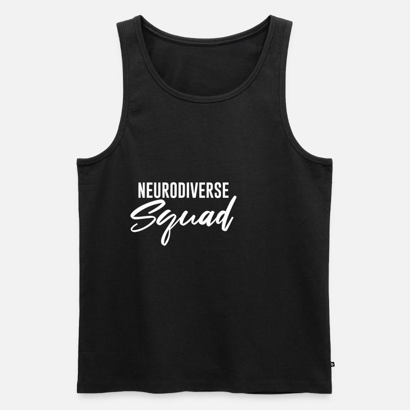 Neurodiverse Squad - Männer Premium Bio Tank Top - Schwarz