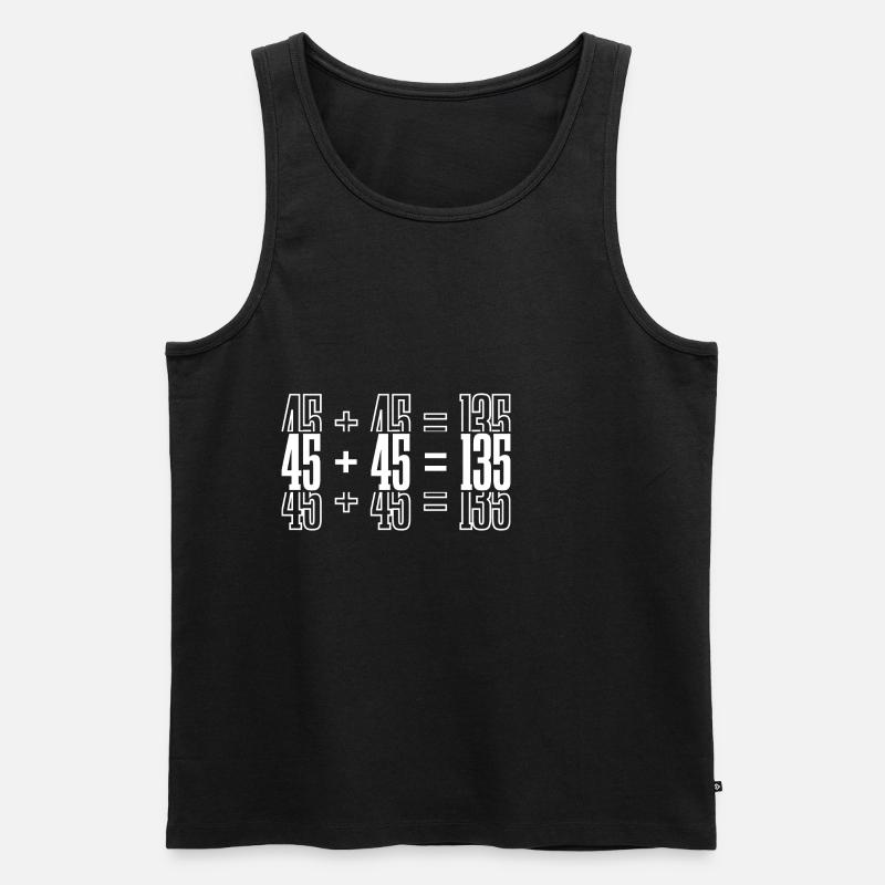 45 + 45 = 135 31 - Débardeur bio Premium Homme - noir