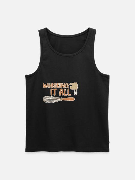 Whisking It All 4 - Men's Premium Organic Tank Top - black