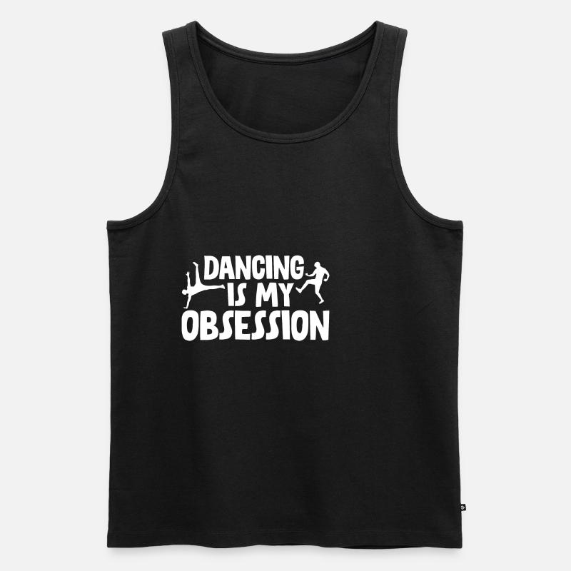 Dancing Is My Obsession 2 - Männer Premium Bio Tank Top - Schwarz
