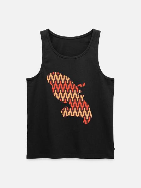Martinique - Männer Premium Bio Tank Top - Schwarz