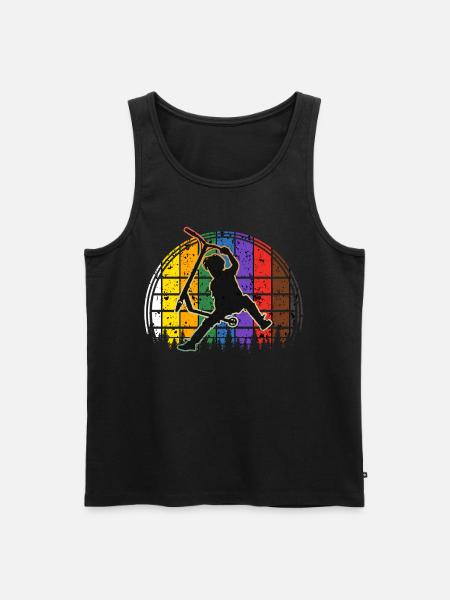 Freestyle Roller - Männer Premium Bio Tank Top - Schwarz