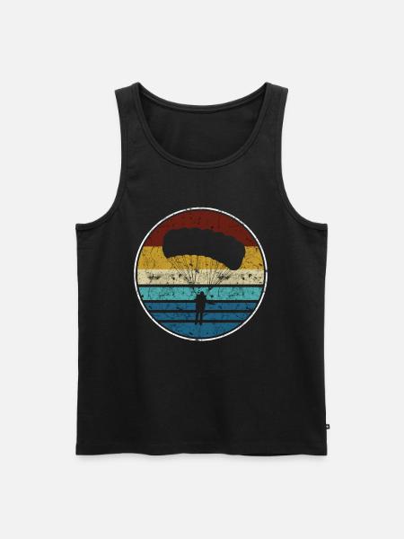 parachute - Men's Premium Organic Tank Top - black