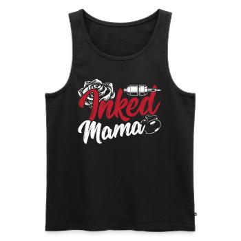 Inked Mama Artistic Inked Tattoo For Mothers - Men's Premium Organic Tank Top - black - Front - Michal (187cm)