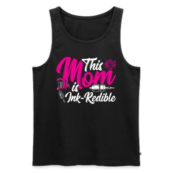 This Mom is Ink-redible Tattooists Pink - Men's Premium Organic Tank Top - black - Front - Michal (187cm)