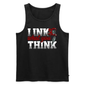Ich Tinte Was Sie Denken Tätowierer Künstlerische - Männer Premium Bio Tank Top - Schwarz - Vorne - Michal (187cm)