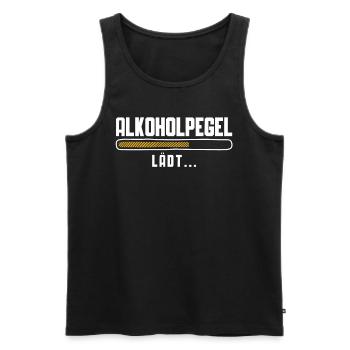 Charges alcoolisées... | Chemise Beer Lovers | - Débardeur bio Premium Homme - noir - Devant - Michal (187cm)