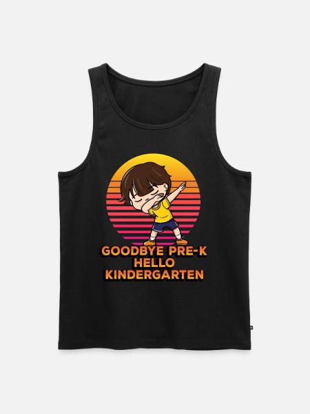 Goodbye Pre-k Hello Kindergarten Dab - Men's Premium Organic Tank Top - black