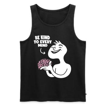 Seien Sie Freundlich Zu Jedem Geist National - Männer Premium Bio Tank Top - Schwarz - Vorne - Michal (187cm)