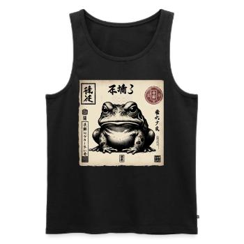 Classic Silhouette Animal Lover Pet Owner - Men's Premium Organic Tank Top - black - Front - AI Model Male 178 light (178cm)