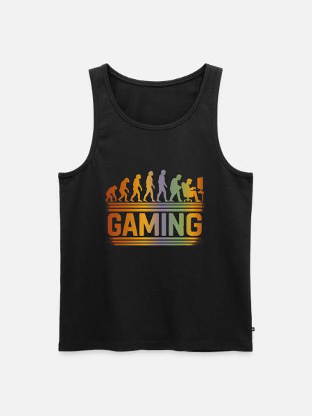 Evolution Gaming - Débardeur bio Premium Homme - noir