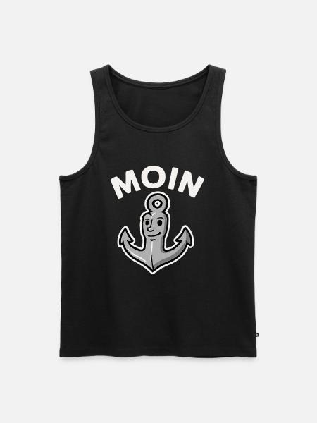 Moin Anker - Men's Premium Organic Tank Top - black