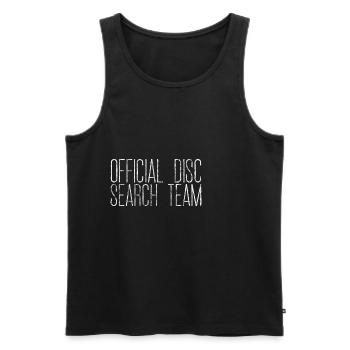 Official Disc Search Team 4 - Männer Premium Bio Tank Top - Schwarz - Vorne - Michal (187cm)
