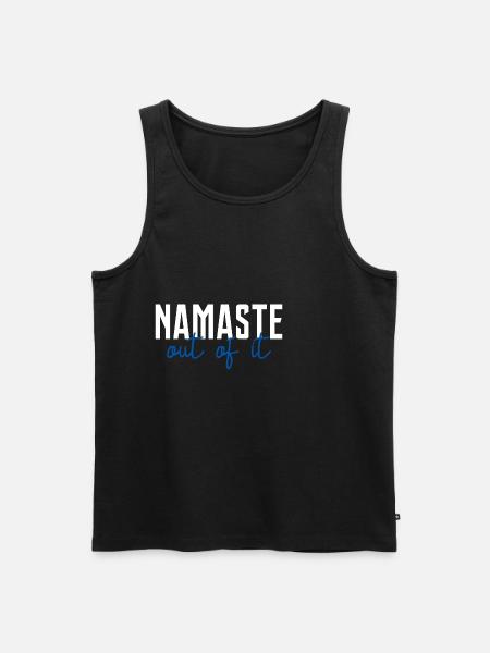 Namaste Out of It 2 - Men's Premium Organic Tank Top - black