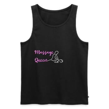 Massage Therapeut Welness Spa Massage Therapy - Männer Premium Bio Tank Top - Schwarz - Vorne - Michal (187cm)