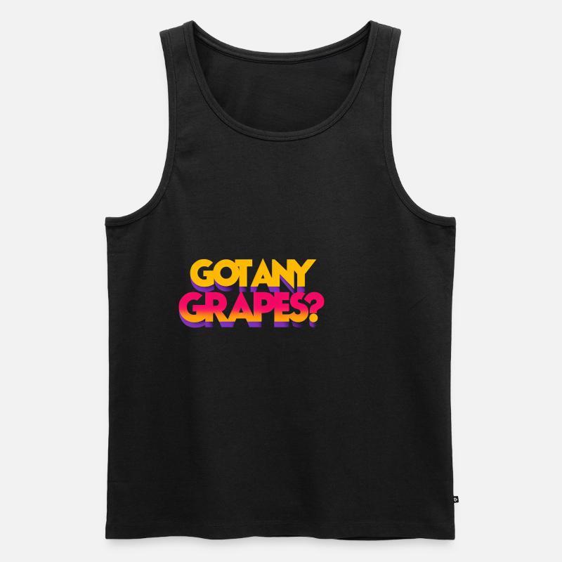 Got Any Grapes 5 - Männer Premium Bio Tank Top - Schwarz