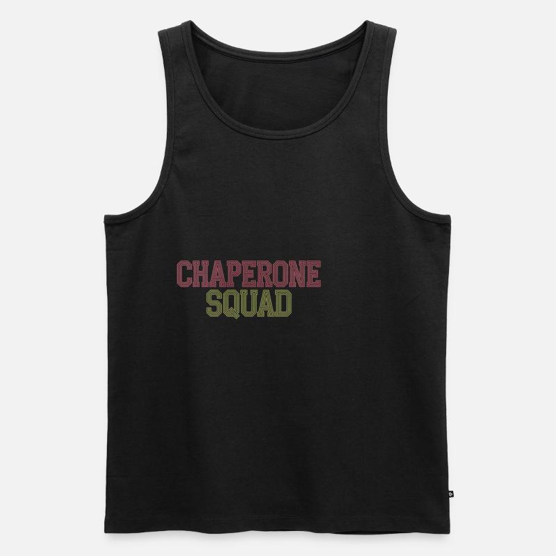 Chaperone Squad 16 - Männer Premium Bio Tank Top - Schwarz