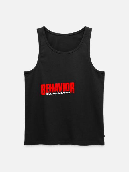 Behavior Is Communication 13 - Men's Premium Organic Tank Top - black