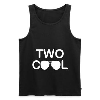 2. Geburtstag Kindershirt TWO COOL Geschenk Shirt - Männer Premium Bio Tank Top - Schwarz - Vorne - AI Model Male 178 light (178cm)