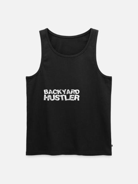 Backyard Hustler 2 - Men's Premium Organic Tank Top - black