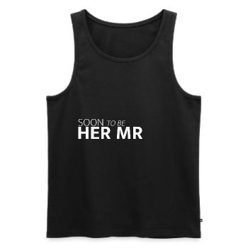Soon To Be Her Mr 2 - Männer Premium Bio Tank Top - Schwarz - Vorne - Michal (187cm)