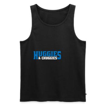 Huggies & Chuggies 31 - Débardeur bio Premium Homme - noir - Devant - Michal (187cm)