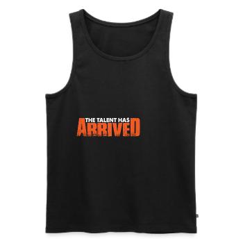 The Talent Has Arrived 7 - Männer Premium Bio Tank Top - Schwarz - Vorne - Michal (187cm)