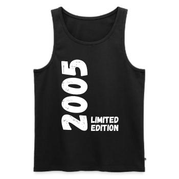 2005 Limited edition Geburtstag - Männer Premium Bio Tank Top - Schwarz - Vorne - Michal (187cm)