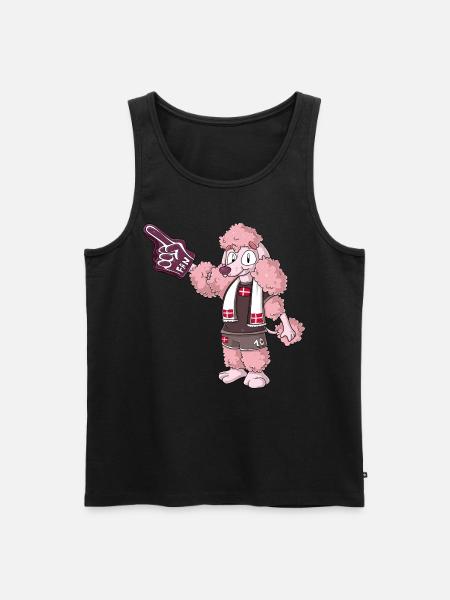 Fan Poodle Denmark - Men's Premium Organic Tank Top - black