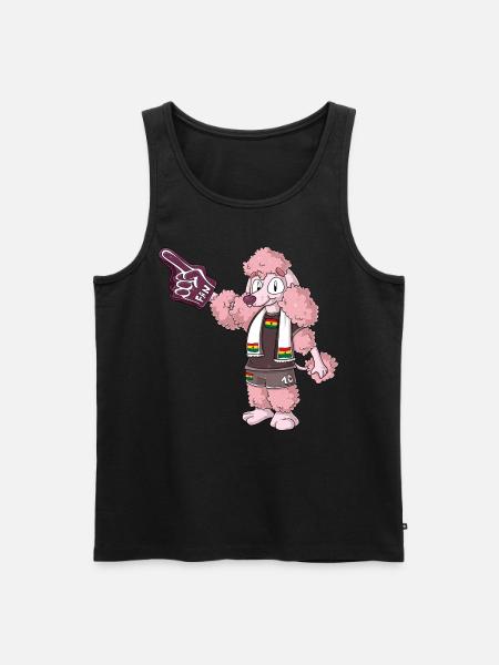 Fan Poodle Ghana - Men's Premium Organic Tank Top - black