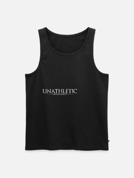 Unathletic Department 4 - Men's Premium Organic Tank Top - black
