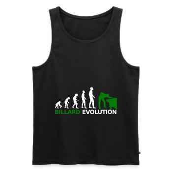 Evolution Billard Snooker Billardkugel Geschenk - Männer Premium Bio Tank Top - Schwarz - Vorne - AI Model Male 178 light (178cm)