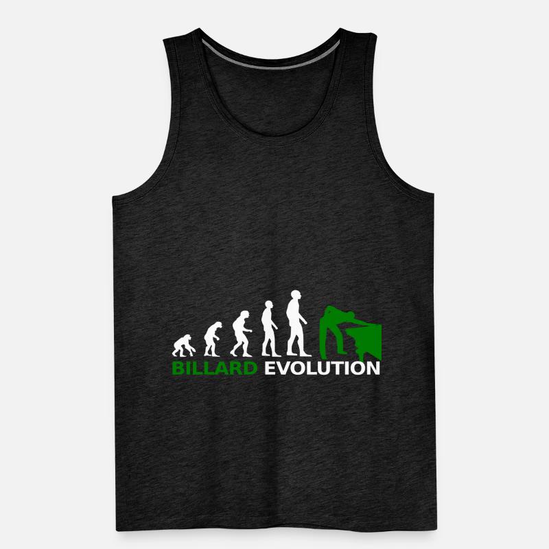 Evolution Billard Snooker Billardkugel Geschenk Männer Premium Bio Tank Top