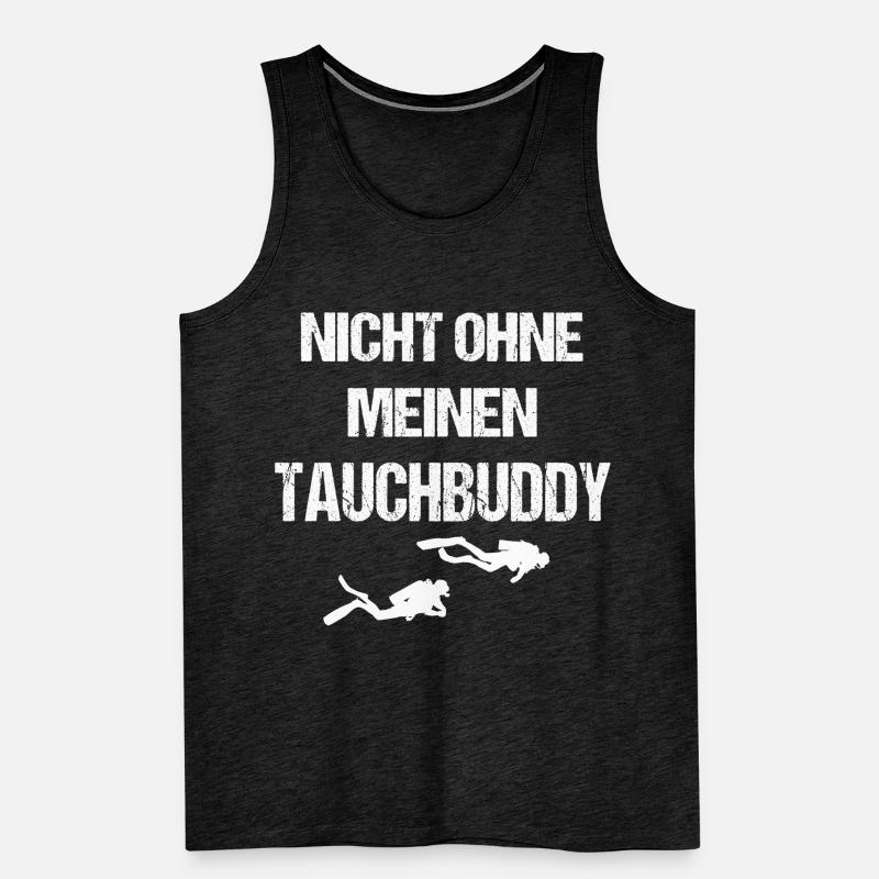 Dive Buddy Diver Scuba Diving Gift Men's Premium Organic Tank Top