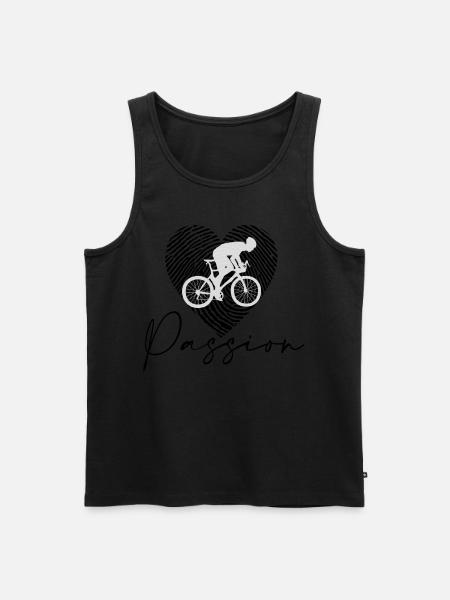 Bike Passion - Men's Premium Organic Tank Top - black