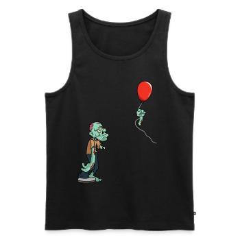 Halloween Zombie drôle perdre un bras - Débardeur bio Premium Homme - noir - Devant - Michal (187cm)