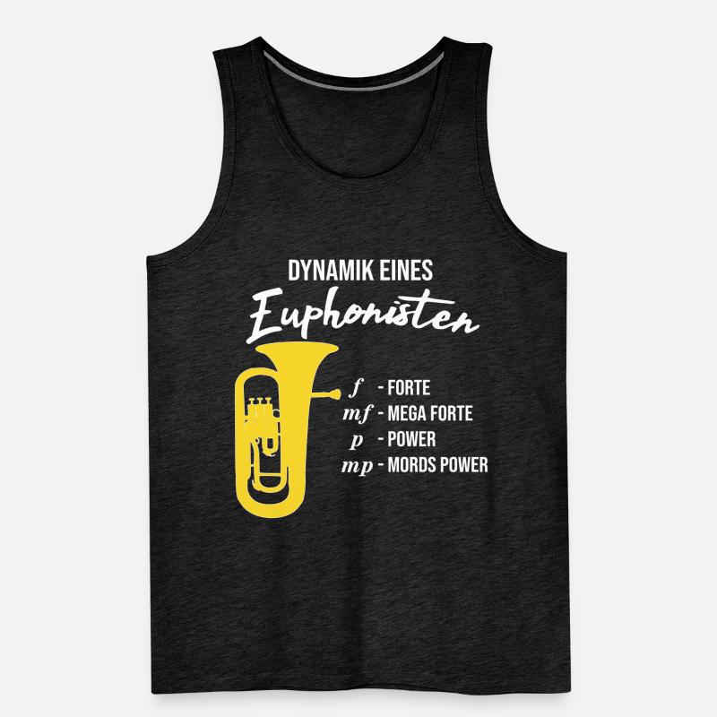 Euphonium - Dynamik eines Euphonisten Männer Premium Bio Tank Top