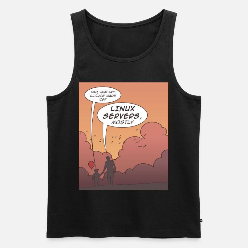 Funny coding programming languages design - Men's Premium Organic Tank Top - black